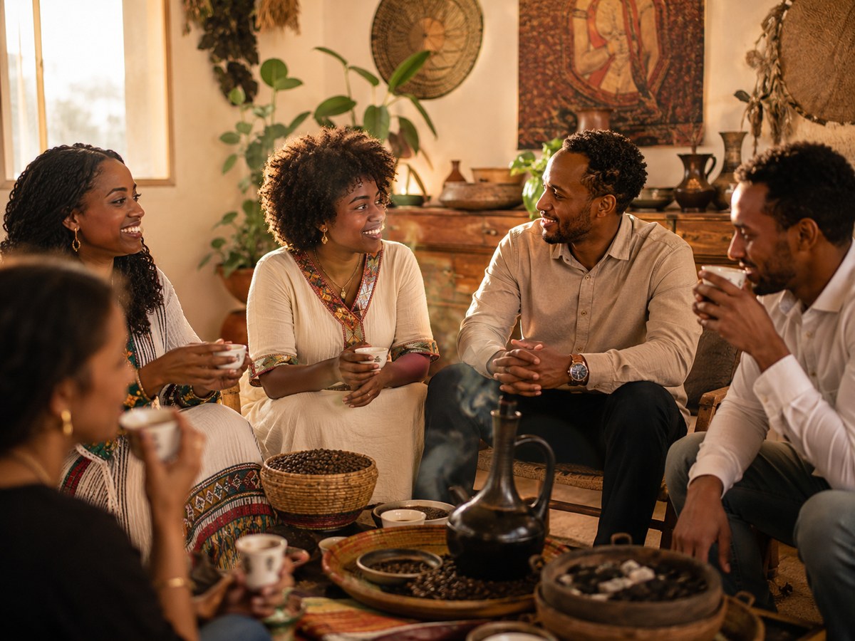 Coffee therapy gathering